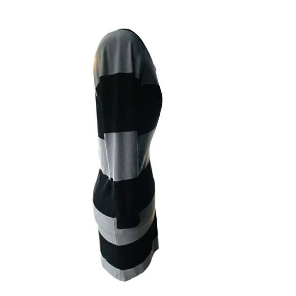 Norma Kamala Striped Long Sleeve Dress Size Medium - Picture 3 of 4